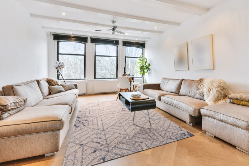 Dywan do salonu agnella tempo izuka jasny beż