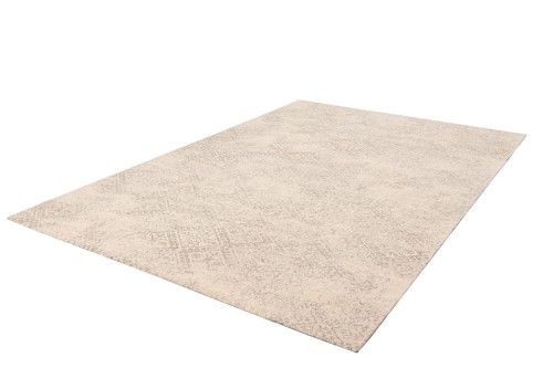 Dywan wełniany Agnella Tempo Natural Milet jasny szary - rzut ukośny