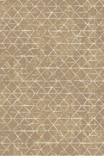 Dywan geometryczny wełniany Agnella Tempo Inke jasny brąz (binding) 