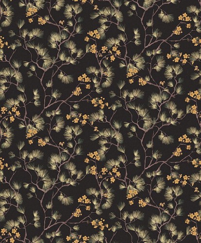 Tapeta w stylu japońskim Khroma Kimono KIM106 Haru Topiara.jpg