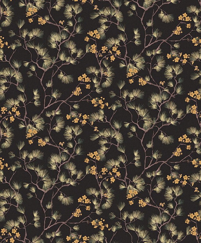 Tapeta w stylu japońskim Khroma Kimono KIM106 Haru Topiara.jpg