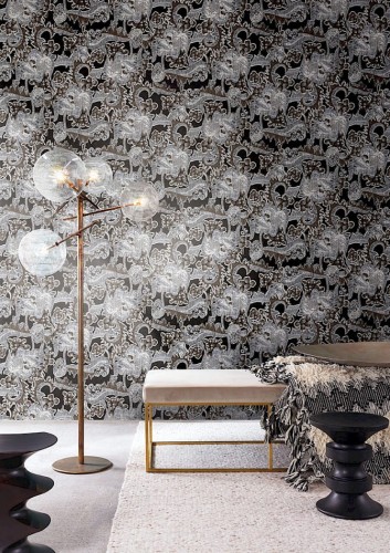 Aranżacja wnętrza z tapetą Khroma Kimono KIM203 Kimora Night.jpg