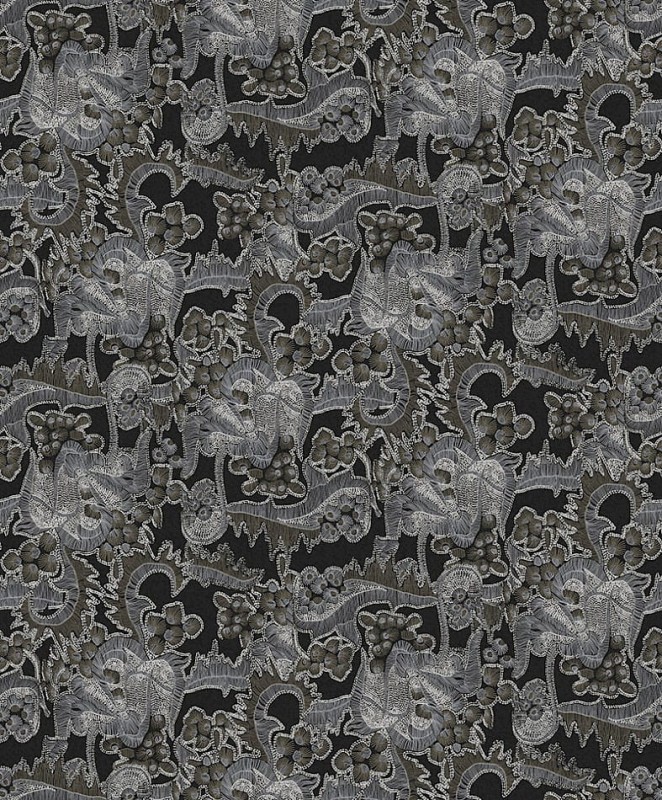 Tapeta z motywem haftu Khroma Kimono KIM203 Kimora Night.jpg