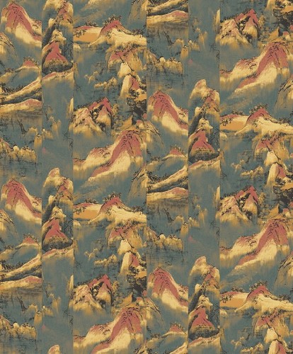 Tapeta z górskim pejzażem  Khroma Kimono KIM302 Akiyama Topiara.jpg