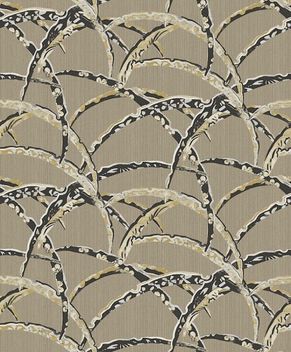 Tapeta styl azjatycki Khroma Kimono KIM503 Daika Gold.jpg