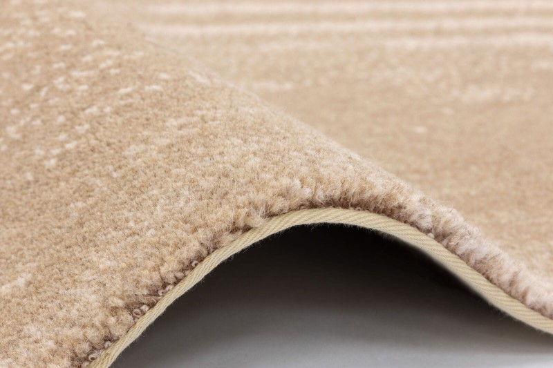 Dywan wełniany nowoczesny Agnella Tempo Natural Reef beż - brzeg