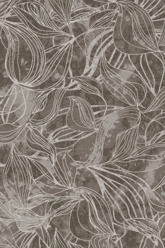 Dywan wełniany nowoczesny Agnella Tempo Fino ciemny beż