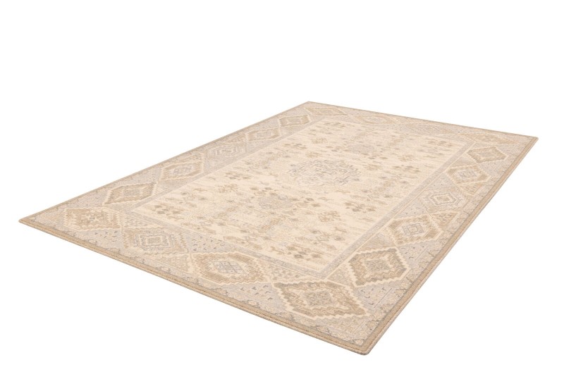Dywan klasyczny z wełny Agnella Ballata Azten beżowy