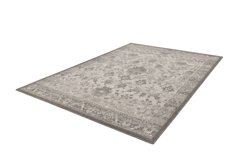 Dywan wełniany Agnella Ballata Paxton szary w perspektywie