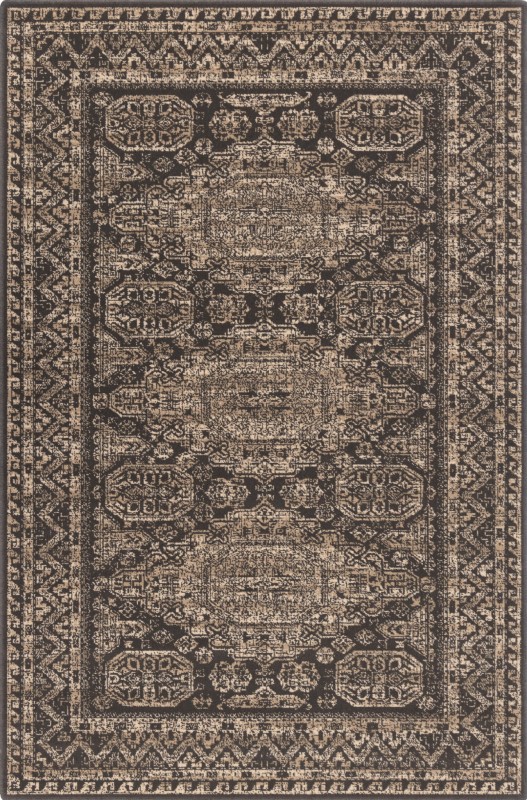 Dywan wełniany klasyczny Agnella Ballata Aneko brąz.jpg