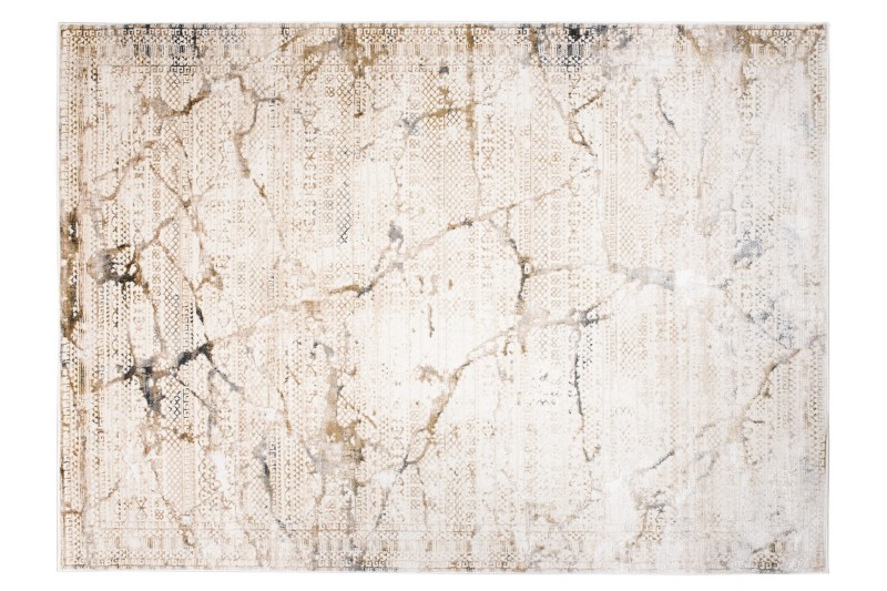 Dywan nowoczesny TZ07B Shrnik cream Hera HBV widok z góry