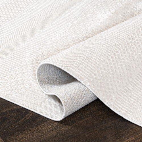 Dywan nowoczesny PB89A white Hera GZU spód