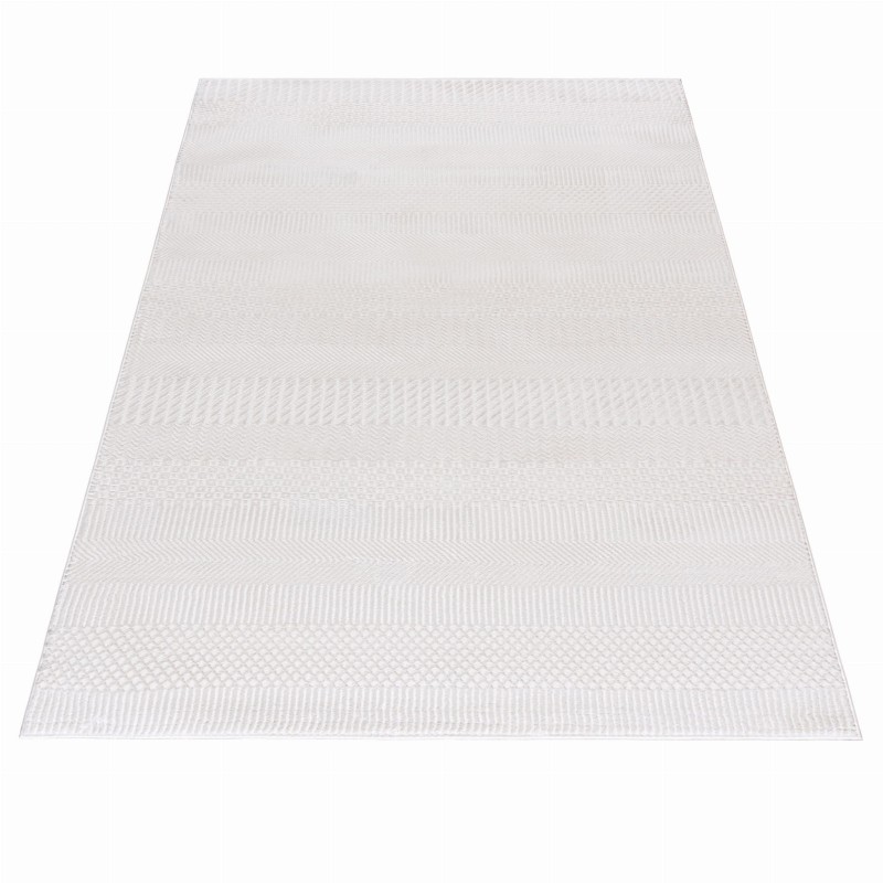 Dywan nowoczesny PB89A white Hera GZU widok z perspektywy