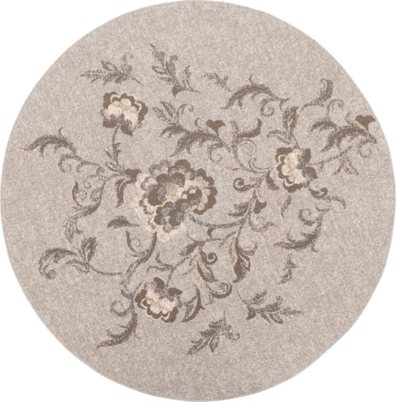 Dywan okrągły wełniany Agnella Ballata Jira szary.jpg