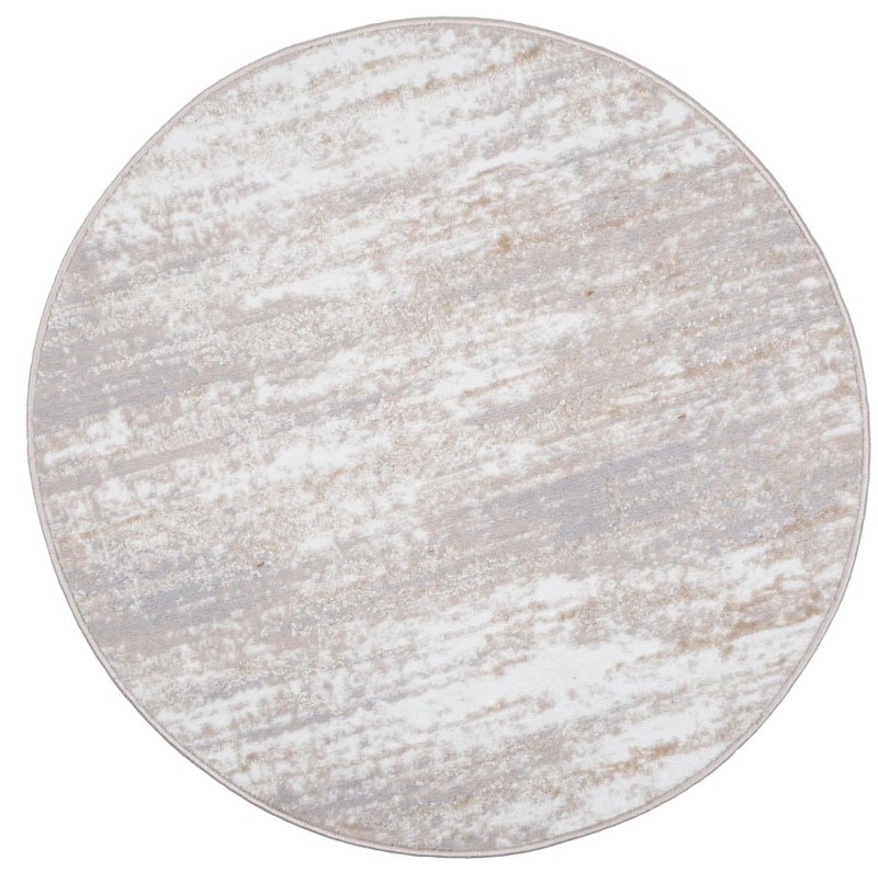 Dywan okrągły nowoczesny Salamanca przecierka beżowa