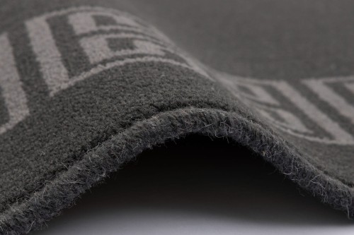 Obszycie wełniane dywanu Agnella Ballata Marro kolor antracyt