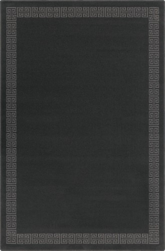 Dywan wełniany ze wzorem greckim Agnella Ballata Marro kolor antracyt