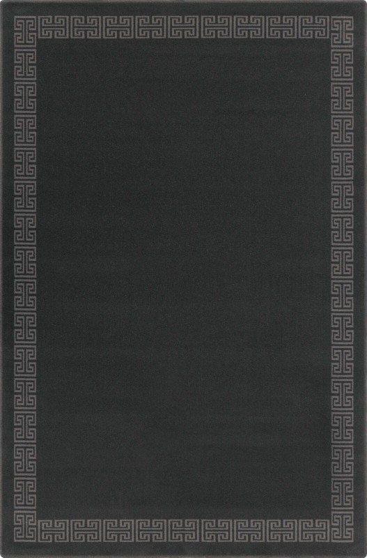 Dywan wełniany ze wzorem greckim Agnella Ballata Marro kolor antracyt