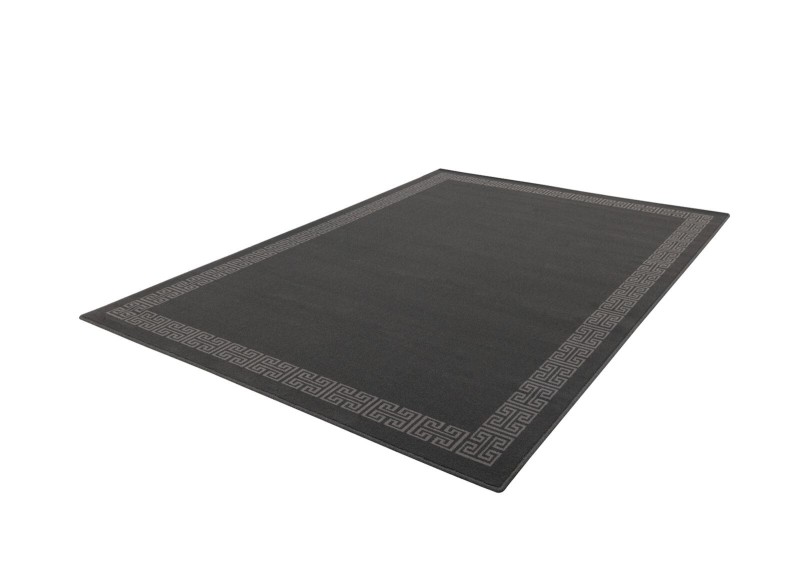 Dywan wełniany Agnella Ballata Marro antracyt rozmiar 2x3m - zdjęcie pod kątem