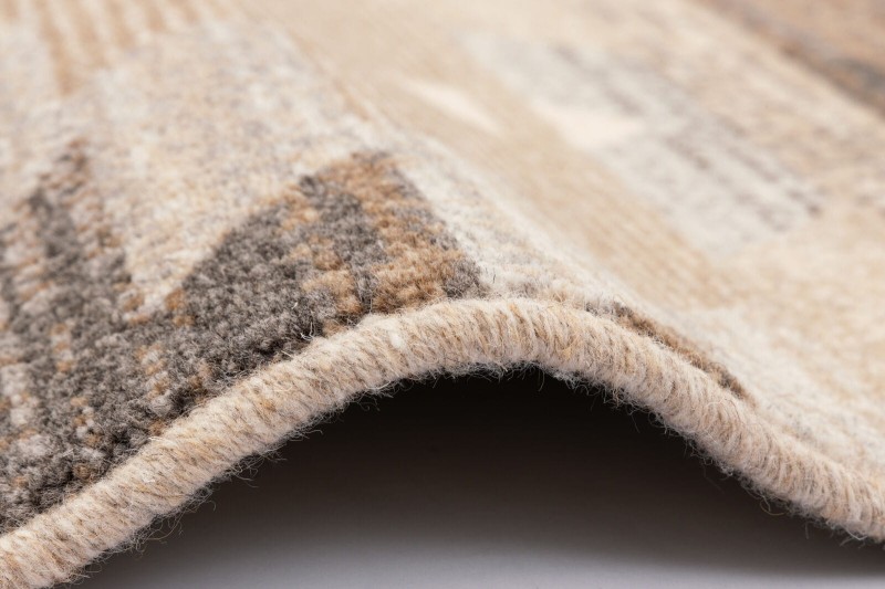 Obszycie wełniane dywanu Agnella Ballata Kazas kolor beżowy