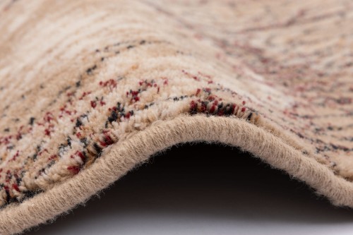 Obszycie wełniane dywanu Agnella Isfahan Bellona kolor ciemny beż - obszycie dywanu