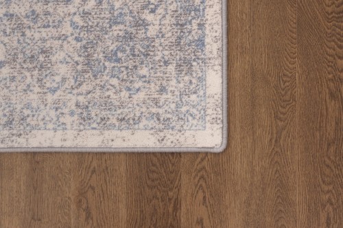 Brzegi dywanu Agnella Isfahan Pale kolor jasny niebieski