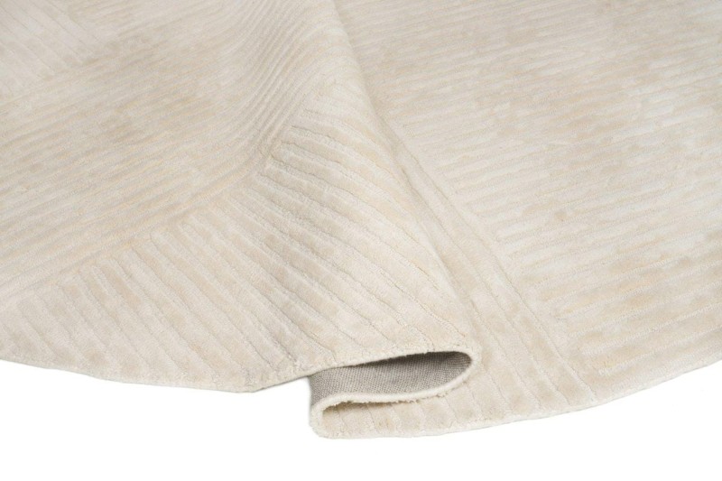 Dywan owalny wiskozowy Carpet Decor Handmade Sierraw kolorze ivory