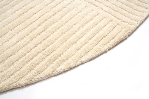 Brzeg dywanu Carpet Decor Handmade Sierra w kolorze ivory