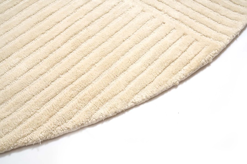 Brzeg dywanu Carpet Decor Handmade Sierra w kolorze ivory