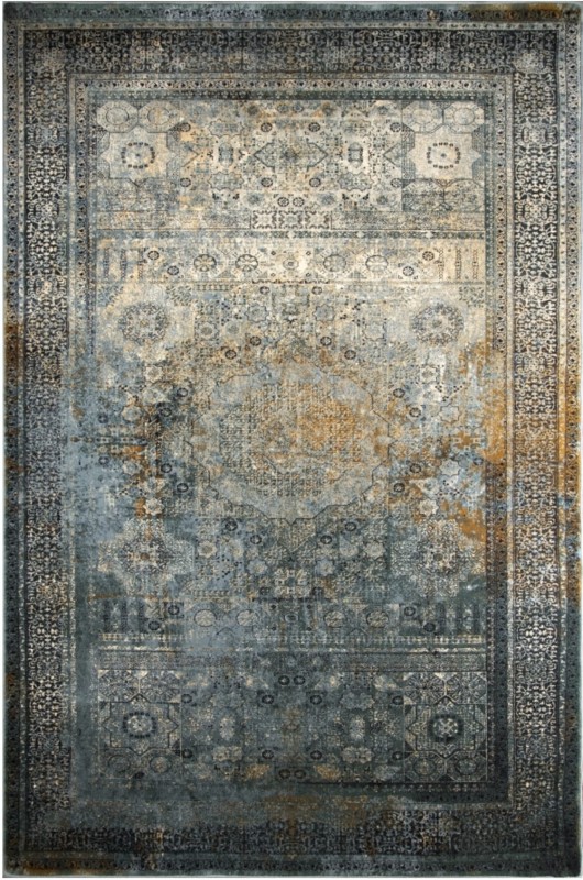 Dywan wełniany Dywilan Omega Mamluk kolor dark blue