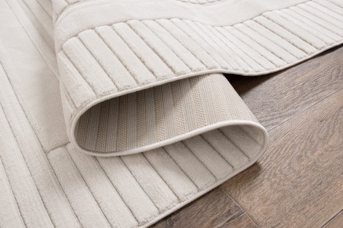 Wzór 3d dywanu nowoczesnego Lily D785AW krem