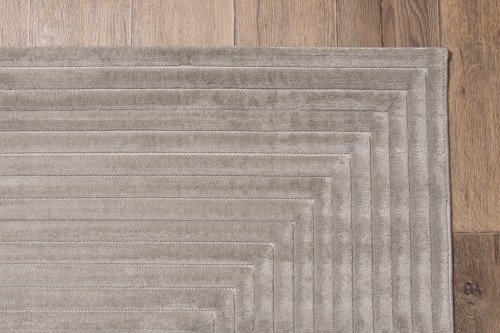 Boki dywanu nowoczesnego Lily D787AG szarego