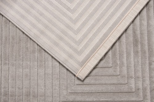 Spód dywanu nowoczesnego Lily D787AG szarego