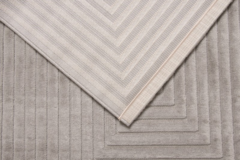 Spód dywanu nowoczesnego Lily D787AG szarego