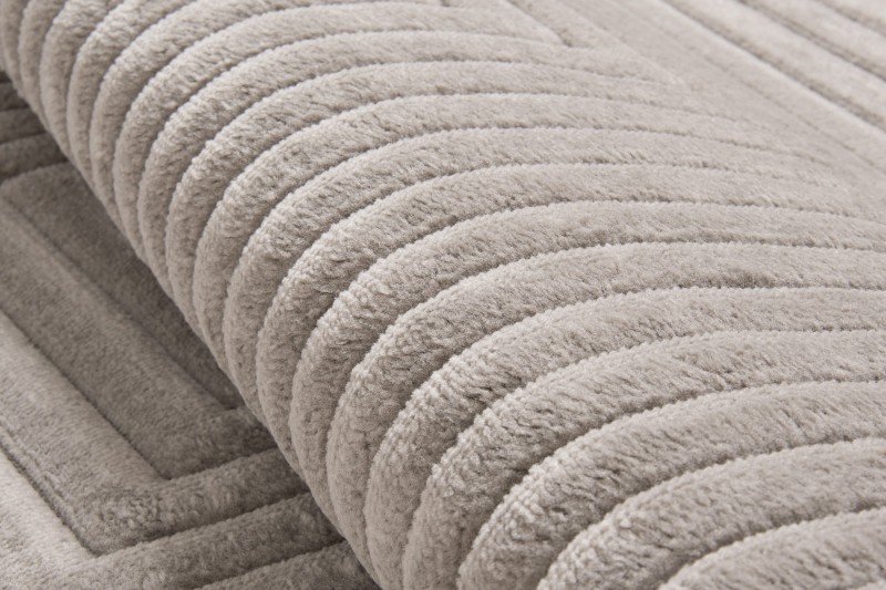 Runo dywanu nowoczesnego Lily D787AG szarego