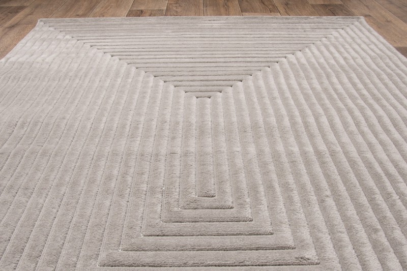 Wzór dywanu nowoczesnego Lily D787AG szarego