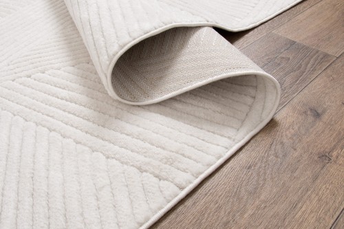 Obszycie dywanu nowoczesnego Lily D858AW krem