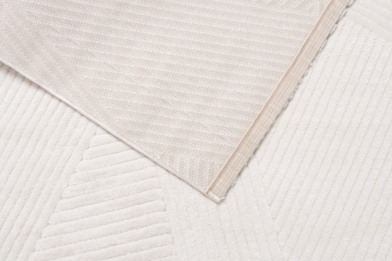 Spód dywanu nowoczesnego Lily D858AW krem