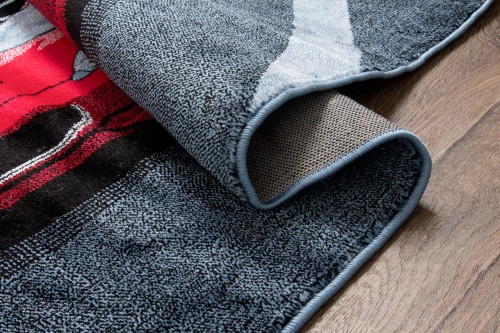 Obszycie dywanu dla dzieci Super Kids auto blue