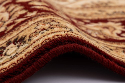 Obszycie wełniane dywanu Agnella Isfahan Klimene kolor kremowy