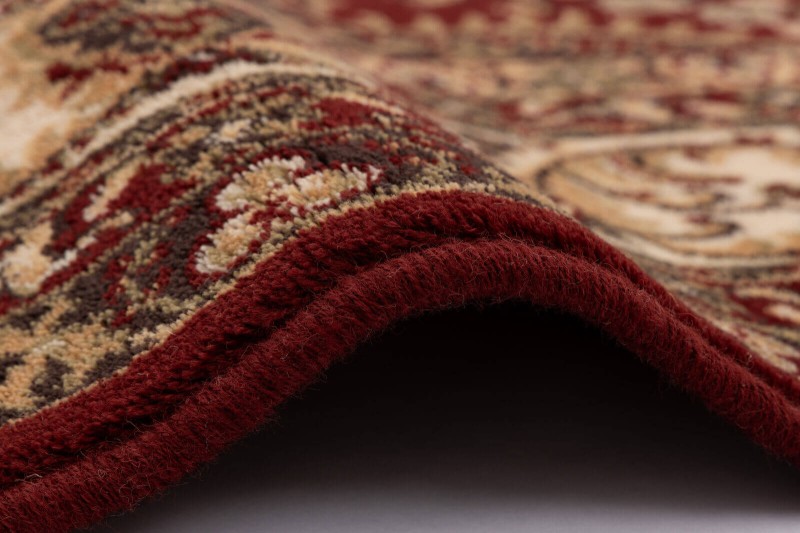 Obszycie dywanu wełnianego Agnella Isfahan Almas kolor bursztyn