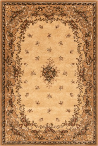 Dywan wełniany Agnella Isfahan Dafne sahara rozmiar 200x300 cm