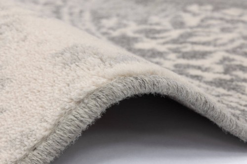 Obszycie wełniane dywanu  Agnella Isfahan M Asyria popielaty_grey rozmiar 1,60x2,40 m