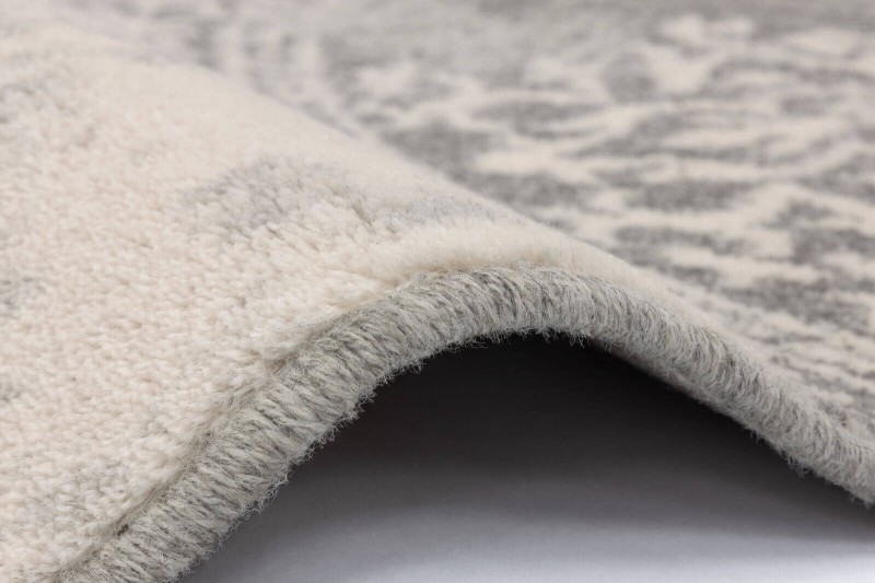 Obszycie wełniane dywanu  Agnella Isfahan M Asyria popielaty_grey rozmiar 1,60x2,40 m