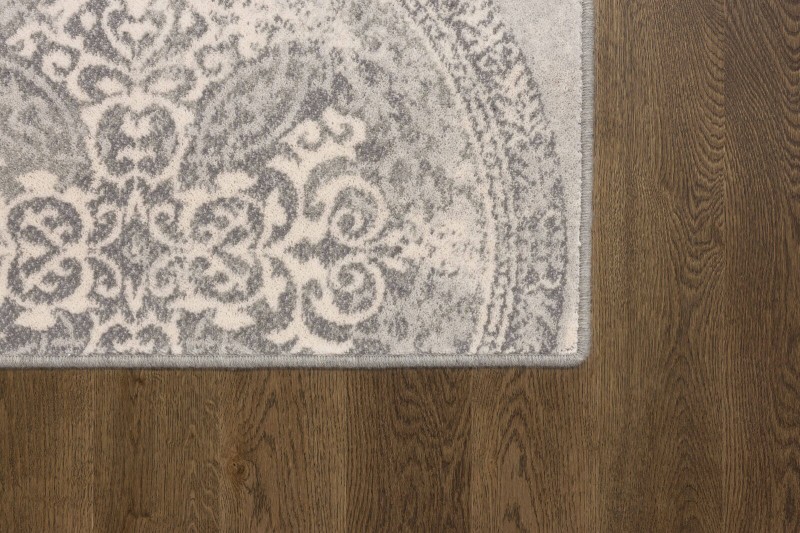 Brzegi dywanu Agnella Isfahan M Asyria popielaty_grey rozmiar 1,33x1,80 m