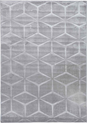 Dywan pluszowy Alaska geometria szary