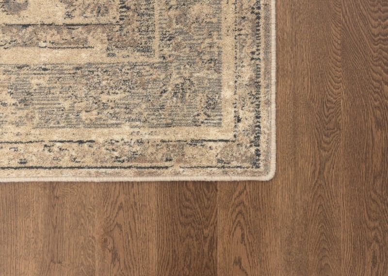 Brzegi dywanu Agnella Isfahan Fabio kolorze lnu