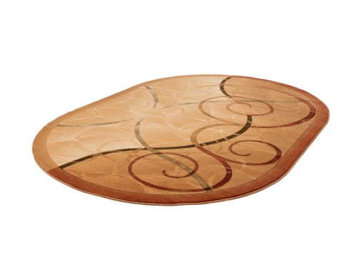 Dywanu owalny Agnella Isfahan Selma sahara rozmiar  2x3 m