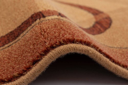 Obszycie nitką wełnianą dywanu Agnella Isfahan Selma sahara