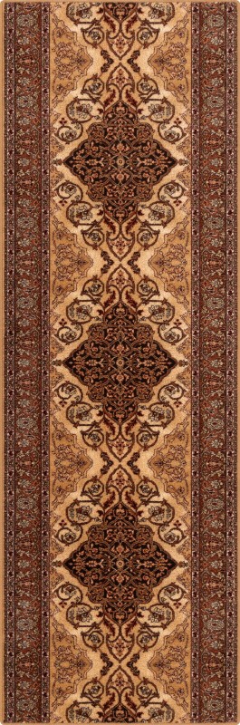 chodnik wełniany Agnella Isfahan Leyla bursztyn 1,00x3,00 m